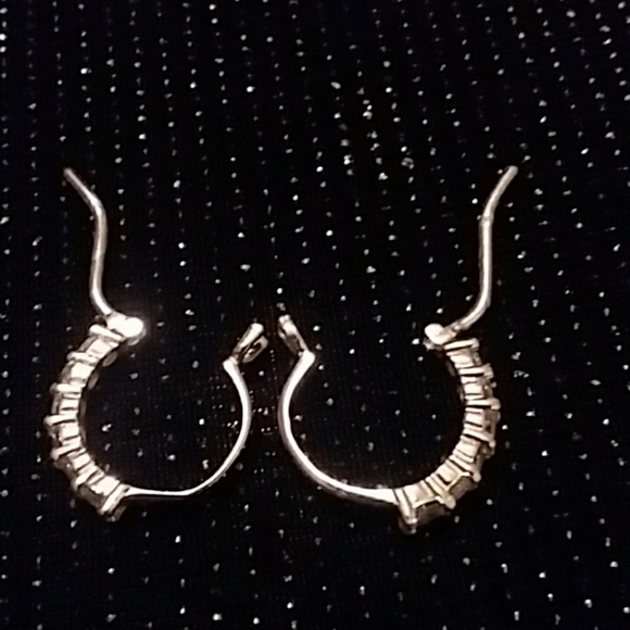 SOLD Hoop Earrings 925 - Picture 2 of 5